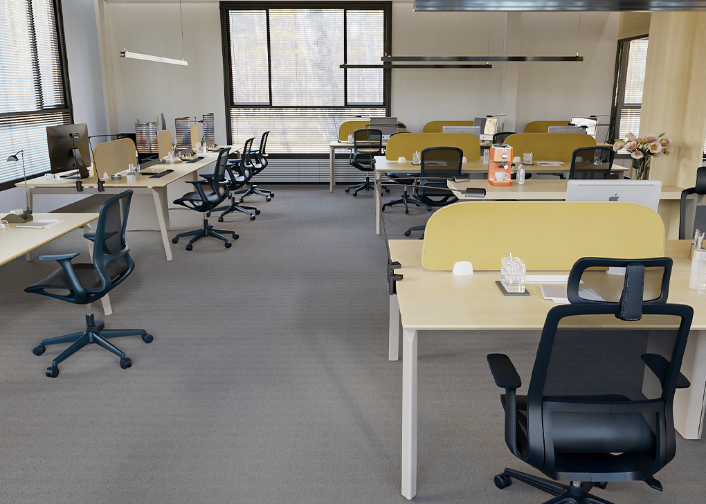 Double sided workstation for 6 people - Bellucci & Ross