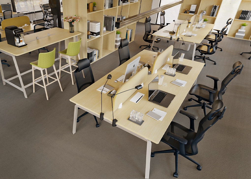 Double sided workstation for 2 people - Bellucci & Ross