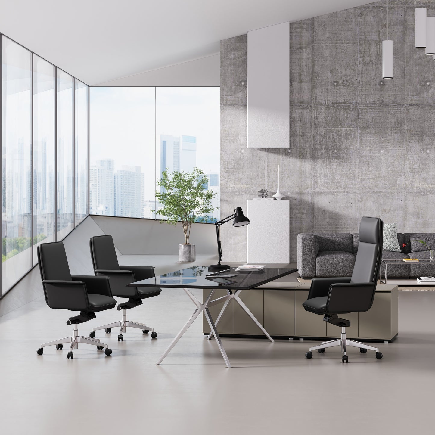 Loro Leather Chair - Bellucci & Ross