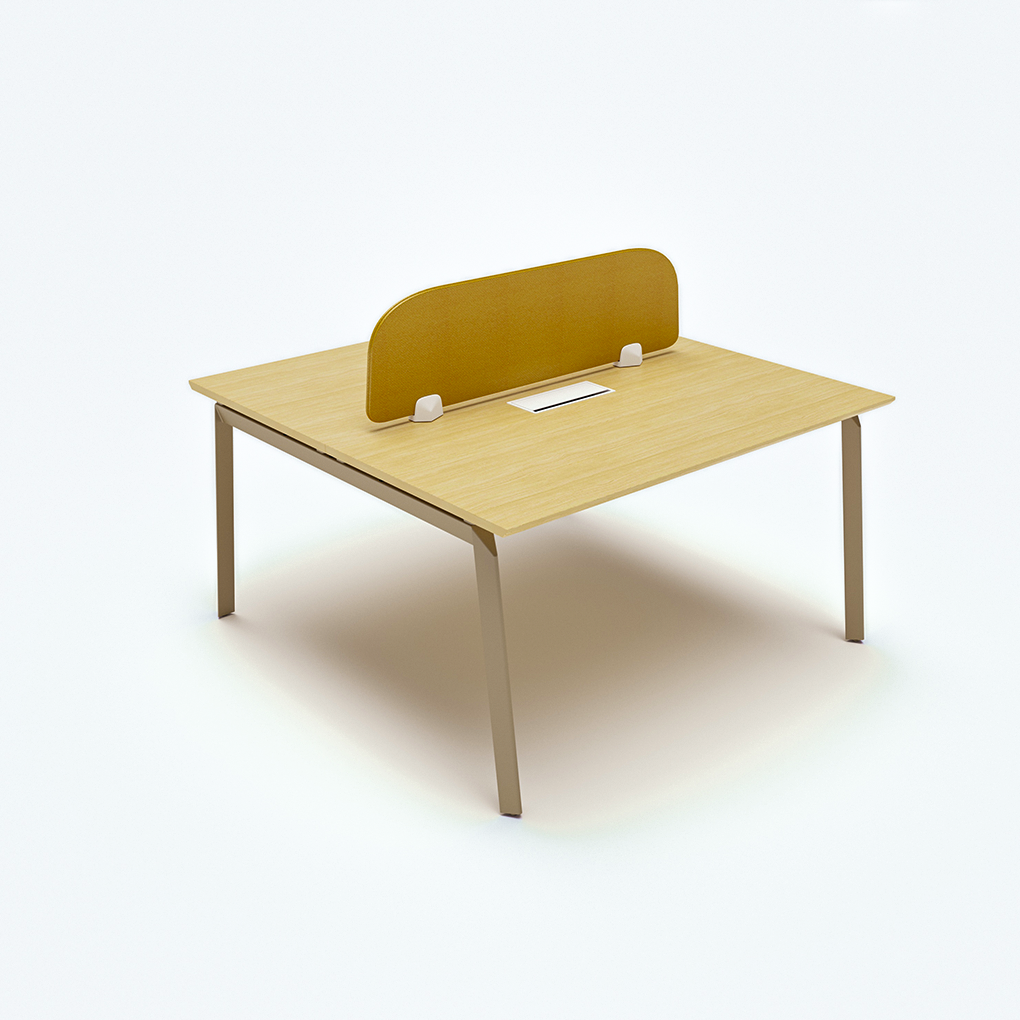 Double sided workstation for 2 people
