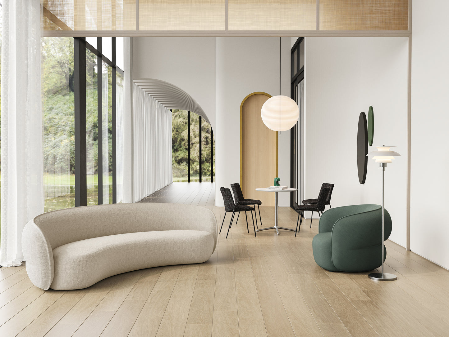 Seria e pufave Shell 