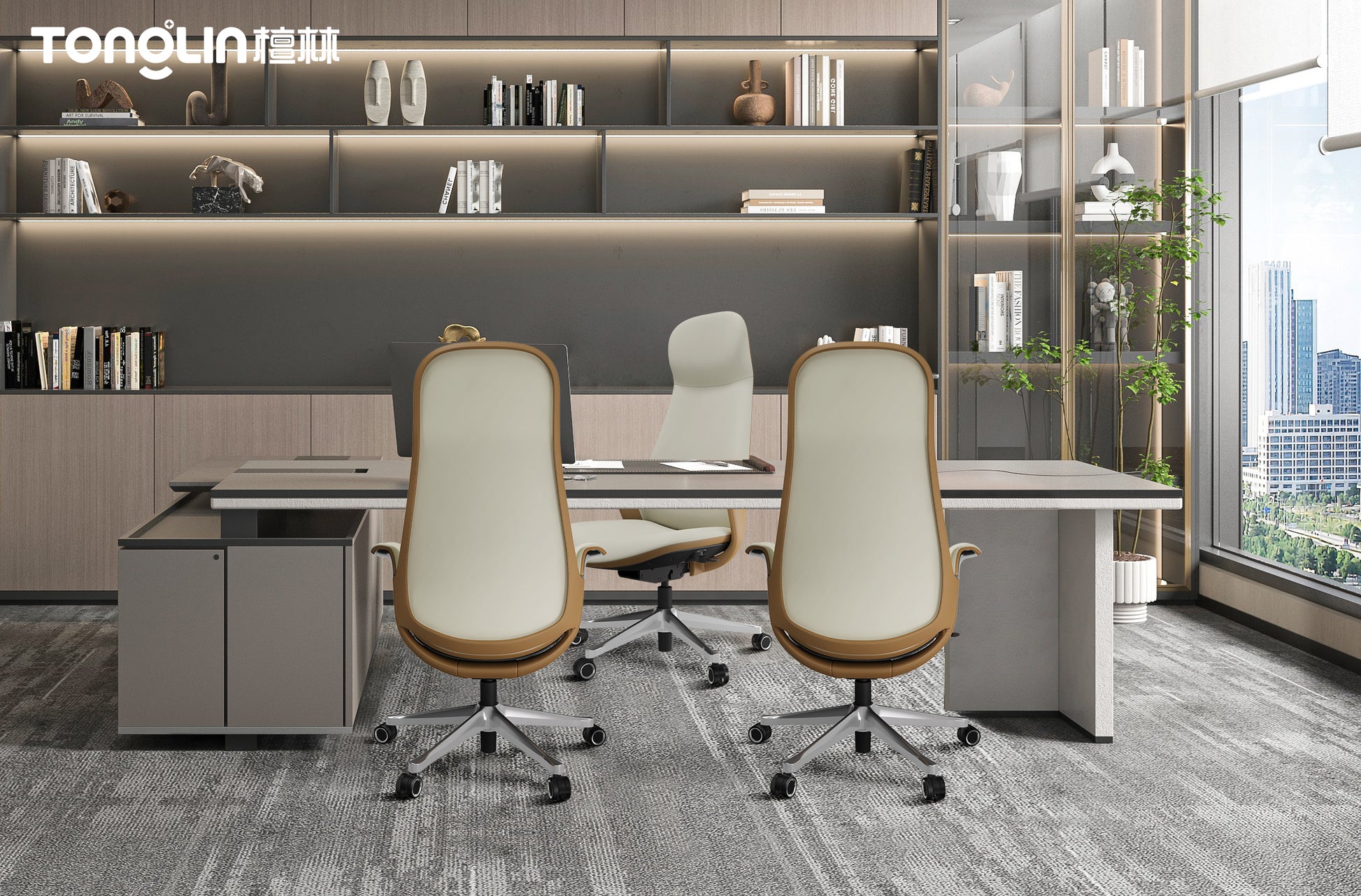 Luxora Leather Chair - Bellucci & Ross